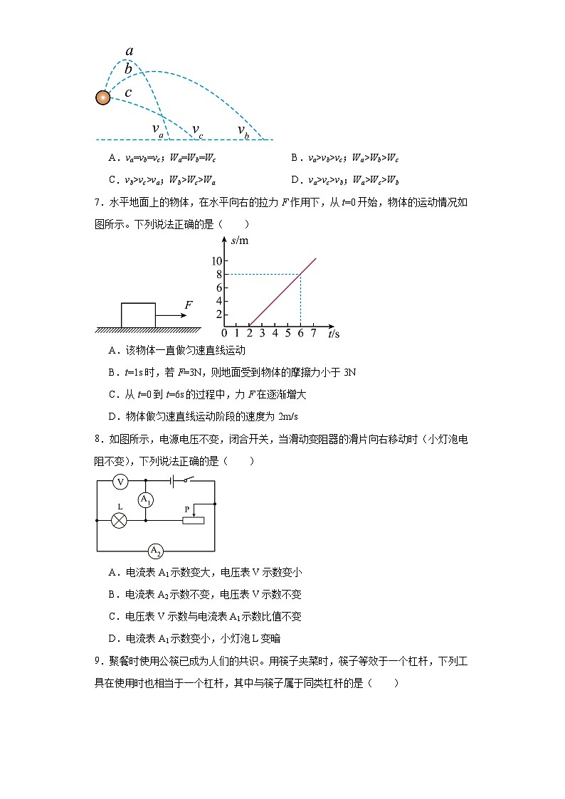 2023年辽宁省营口市中考物理一模试题（含解析）02