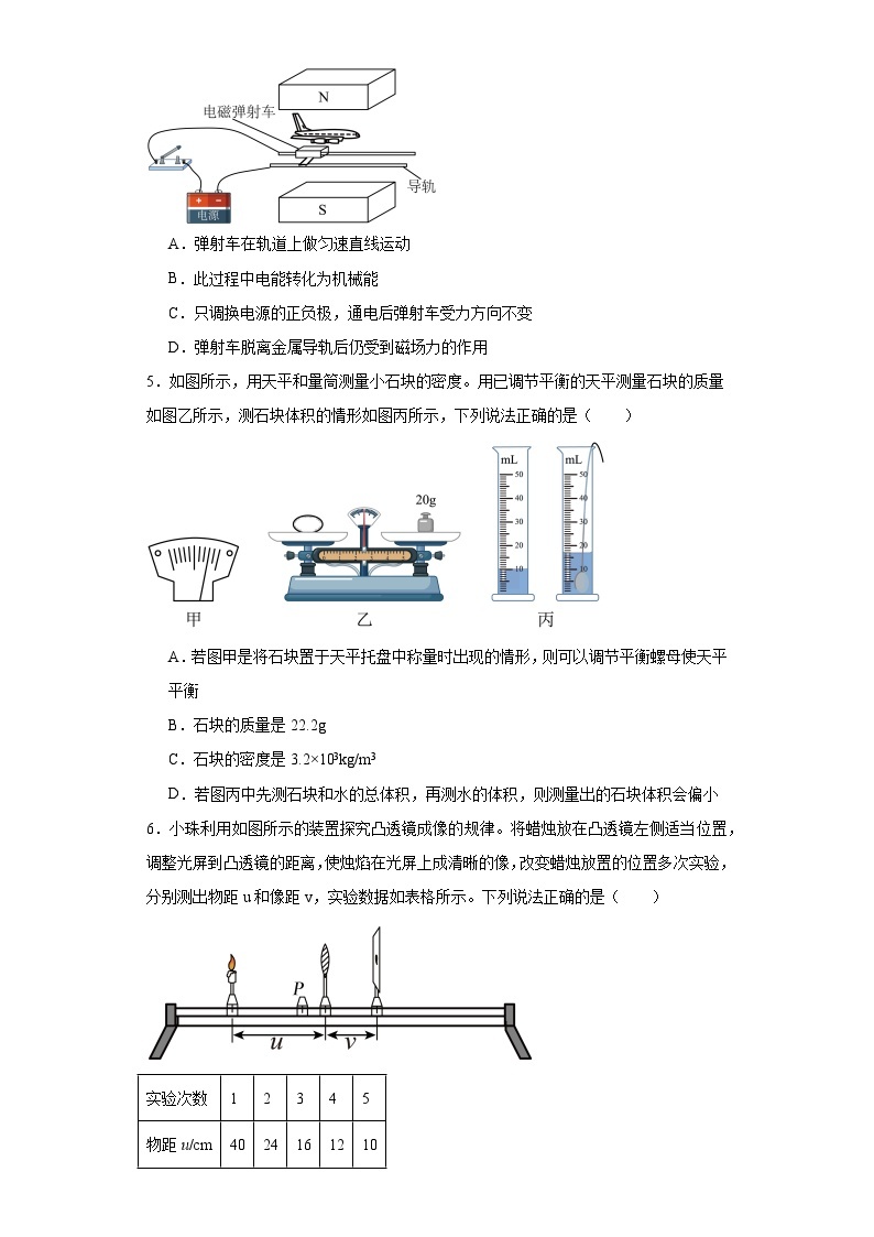 2023年广东省珠海市香洲区中考物理二模试题（含解析）02