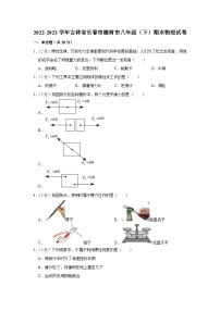 吉林省长春市榆树市2022-2023学年八年级下学期期末物理试卷（含答案）