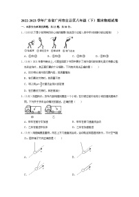 广东省广州市白云区2022-2023学年八年级下学期期末物理试卷（含答案）