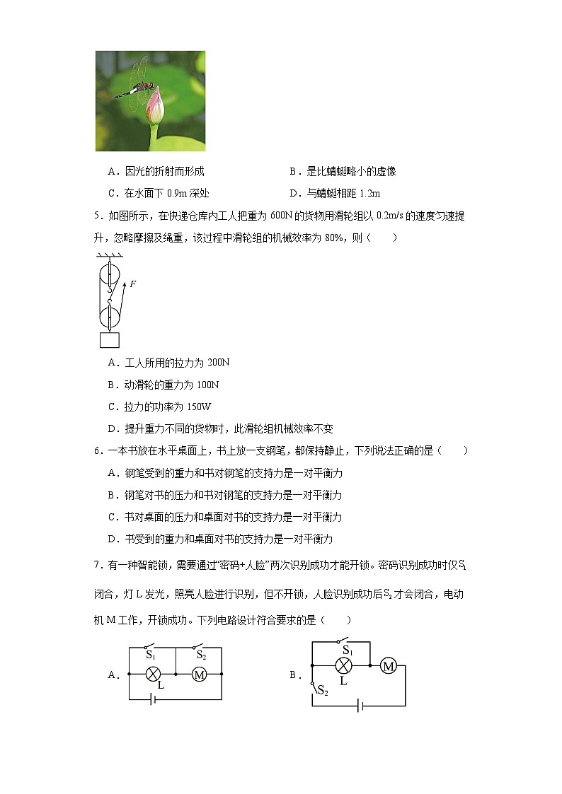 2023年广东省汕头市潮南区中考物理模拟试题（一）（含解析）第2页