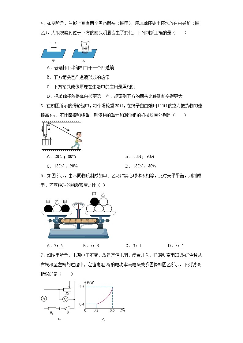 2023年广东省江门市鹤山市沙坪中学中考二模物理试题（含解析）02