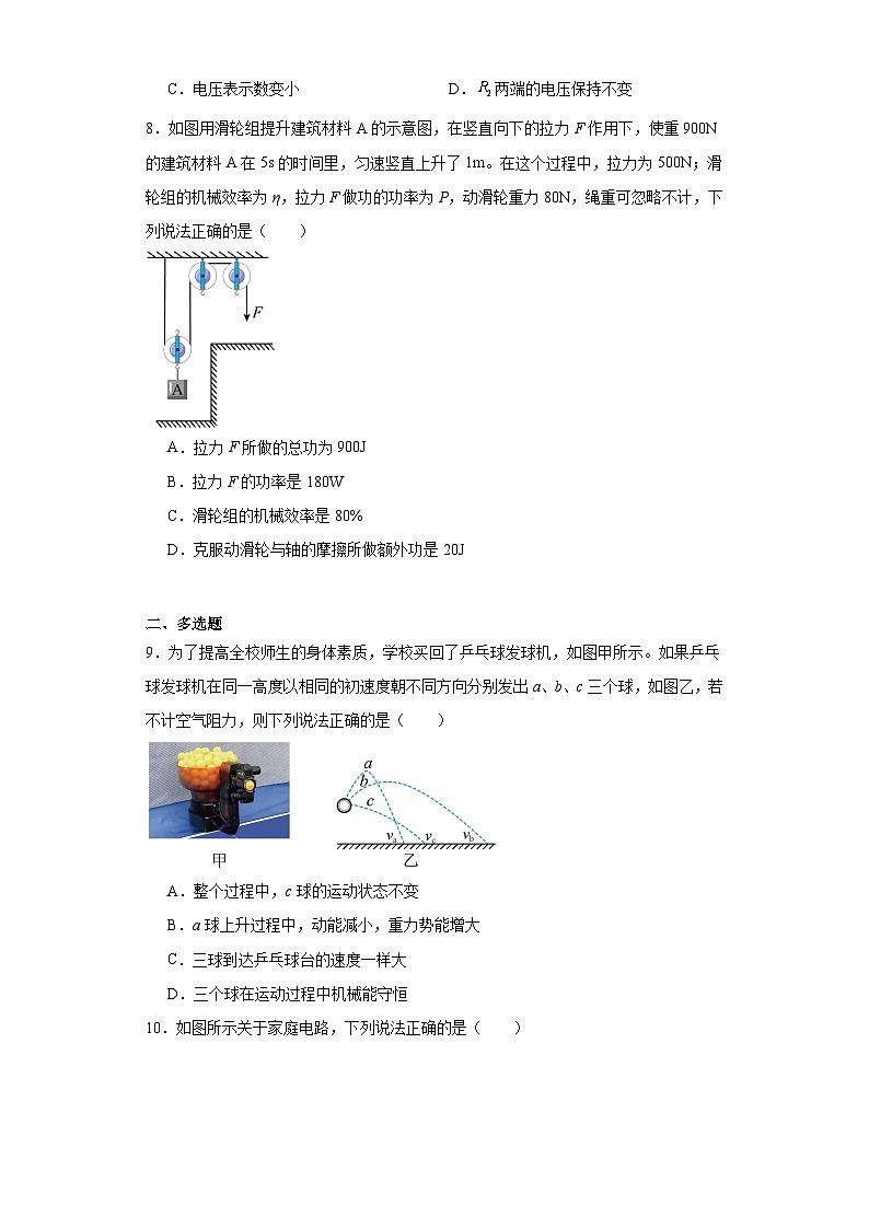 2023年辽宁省葫芦岛市建昌县中考二模物理试题（含解析）03
