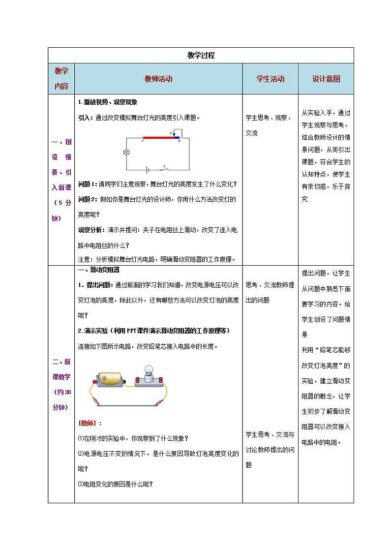 人教版九年级全册物理 第16.4节  变阻器 课件+教案+练习+导学案02