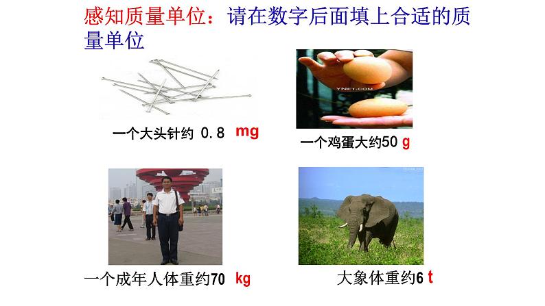 6.1 质量 课件 2022-2023学年人教版八年级上册物理06