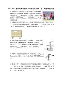 河南省信阳市平桥区2022-2023学年八年级下学期期末物理试卷（含答案）