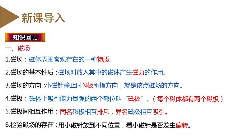 精编九年级全一册物理同步备课系列（人教版）第20.2节  电生磁（课件+教案+导学案+练习）03