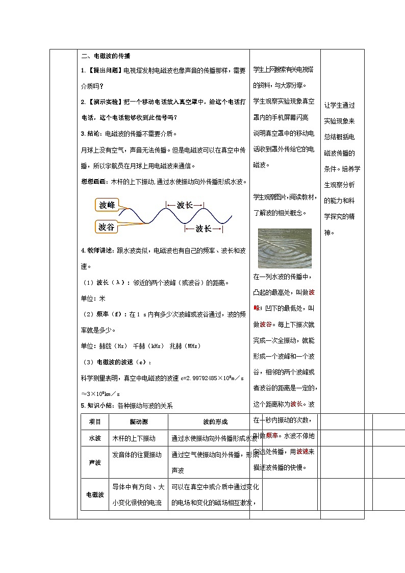精编九年级全一册物理同步备课系列（人教版）第21.2节  电磁波的海洋（课件+教案+导学案+练习）03