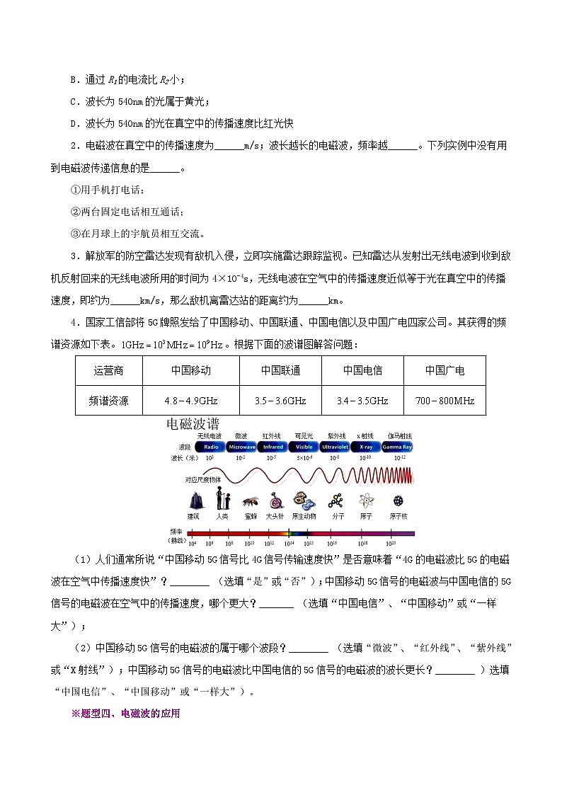 精编九年级全一册物理同步备课系列（人教版）第21.2节  电磁波的海洋（课件+教案+导学案+练习）03