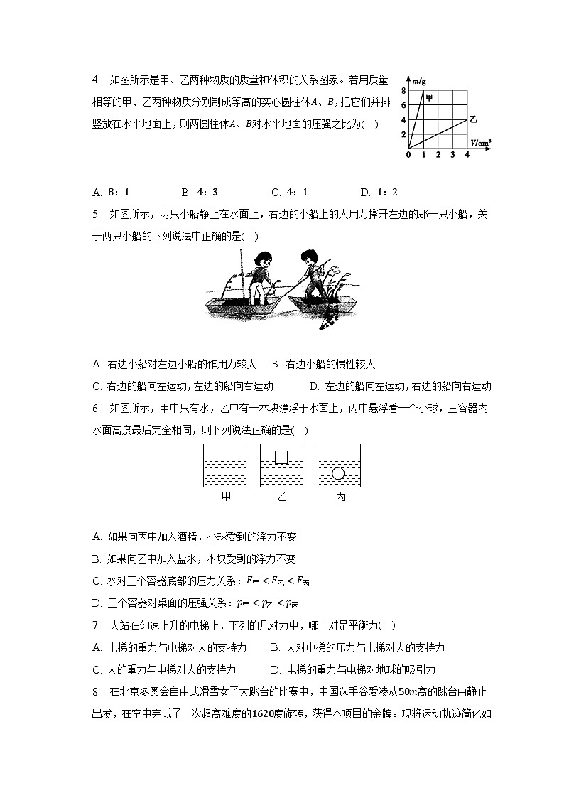 湖南省益阳市赫山区2022-2023学年八年级下学期期末物理试卷（含解析）第2页