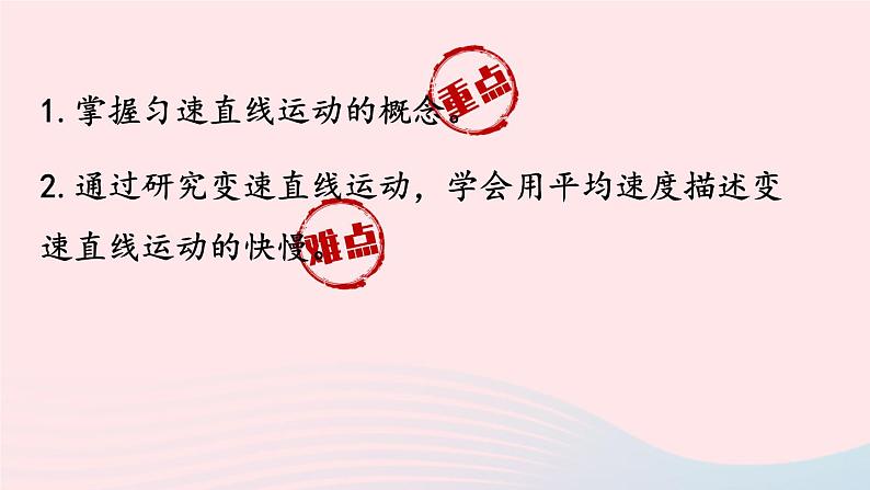 第一章机械运动第3节运动的快慢第2课时课件（人教版）02