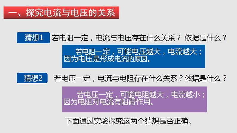 15.2科学探究： 欧姆定律（课件）九年级物理上学期同步精品课堂（沪科版）第5页