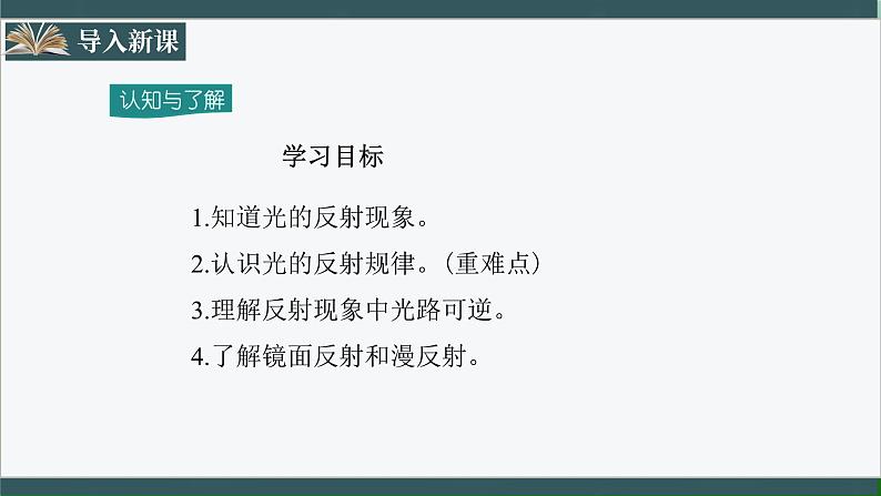 人教版八年级物理上册4.2《光的反射》课件第2页