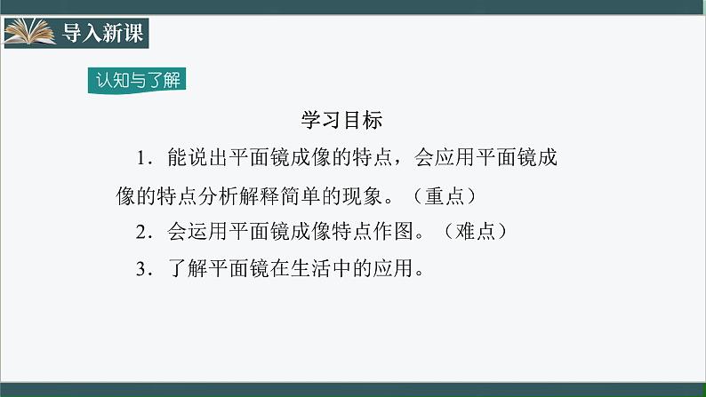 人教版八年级物理上册4.3《平面镜成像》课件+ 同步分成练习（含答案）02