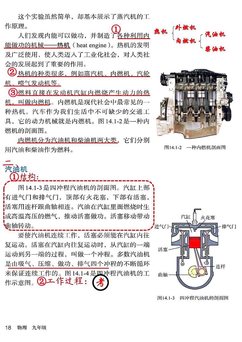 暑假预习：精读教材 初中物理（九上）第十四章 内能的利用03
