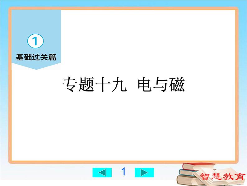 电与磁-中考物理第一轮复习课件PPT第1页