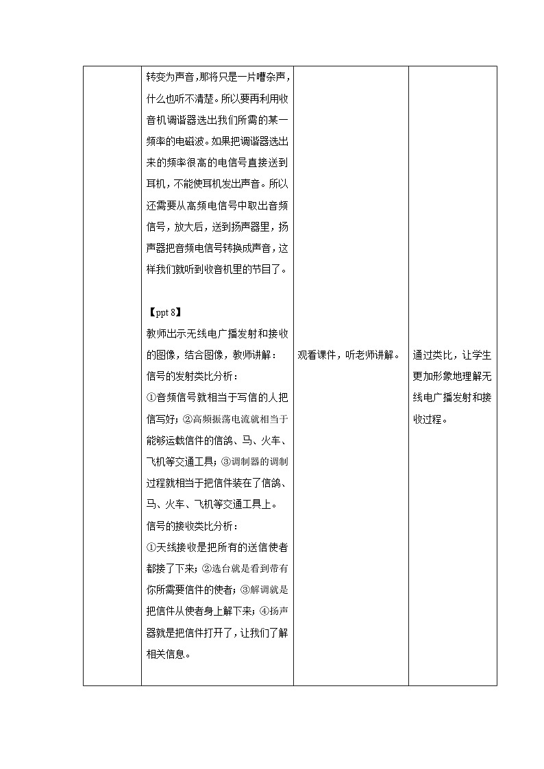 人教版物理九年级 第二十一章 信息的传递 第3节 广播、电视和移动通信 精品教案03
