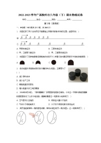 广西柳州市2022-2023学年八年级下学期期末物理试卷（含答案）