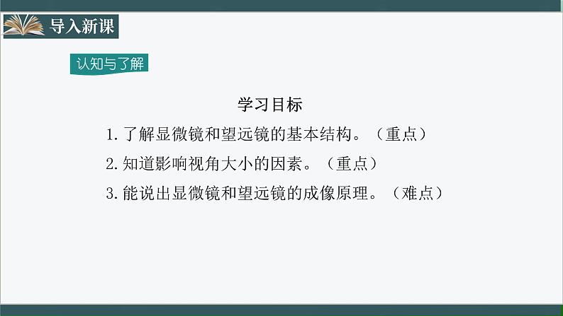 人教版八年级物理上册5.5《显微镜和望远镜》课件+ 同步分成练习（含答案）02