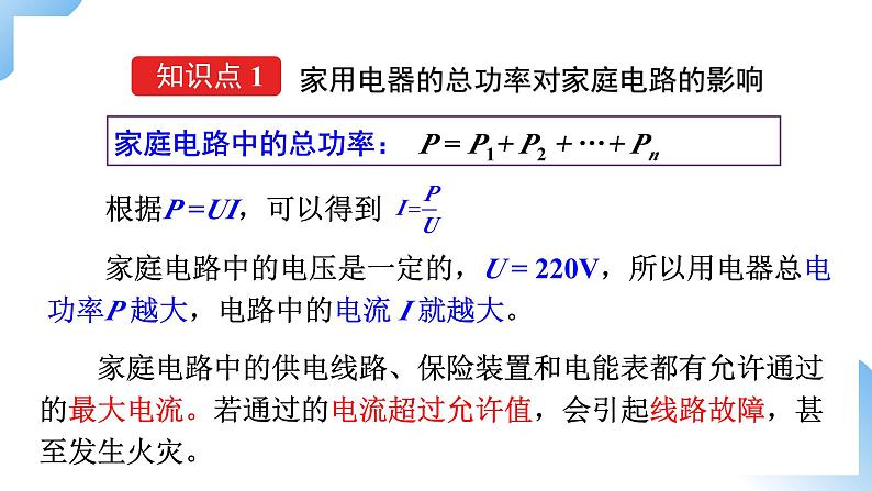 第十九章   第2节  家庭电路中电流过大的原因 课件+视频素材 人教物理九下04