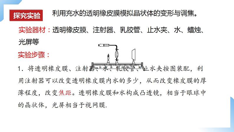 人教物理八上 5.4 眼睛和眼镜 课件+教案+导学案+练习+素材06