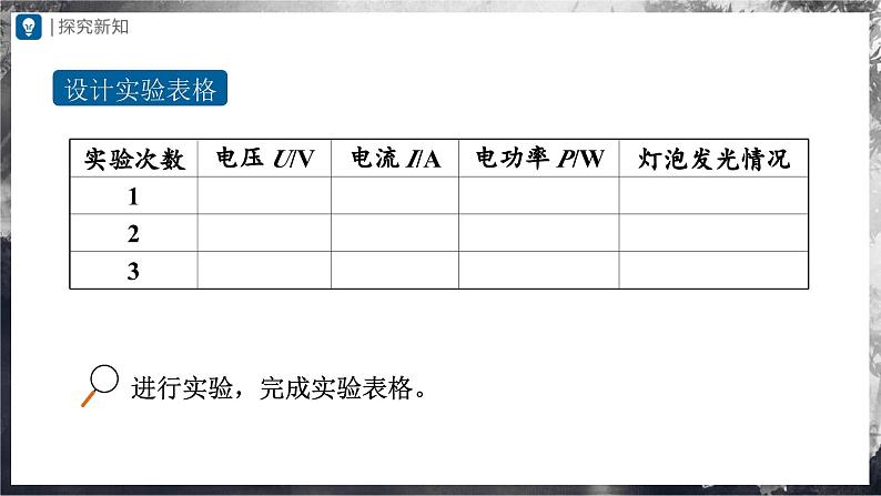 人教版物理九年级全册 18.3 测量小灯泡的电功率 课件+教案+练习+导学案07