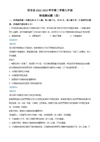 山东省聊城市阳谷县2022-2023学年九年级下学期期末物理试题（四）（解析版）