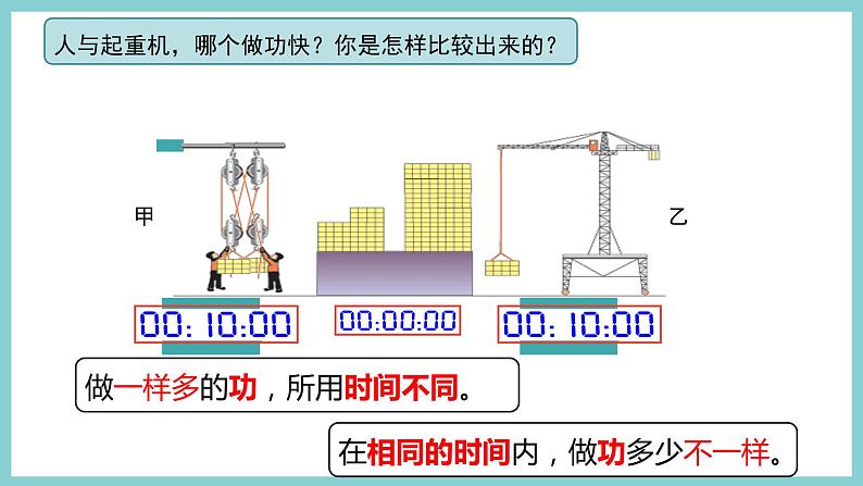 11.2 《怎样比较做功的快慢》（课件+素材）2023-2024学年沪粤版九年级物理上册07