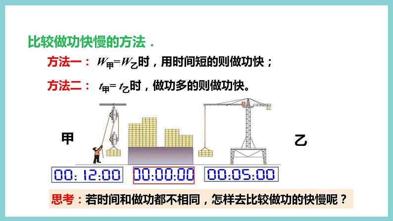 11.2 《怎样比较做功的快慢》（课件+素材）2023-2024学年沪粤版九年级物理上册08