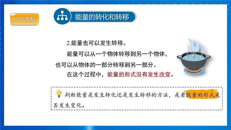 人教版物理九年级 第十四章 内能的应用 第3节 能量的转化和守恒 课件06