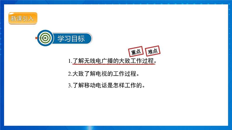 人教版物理九年级 第二十一章 信息的传递 第3节 广播、电视和移动通信 课件02