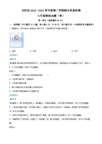 陕西省渭南市合阳县2022-2023学年八年级下学期7月期末物理试题（解析版）