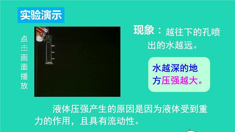 2023八年级物理下册第八章压强第二节科学探究：液体的压强第一课时液体的压强上课课件新版沪科版07