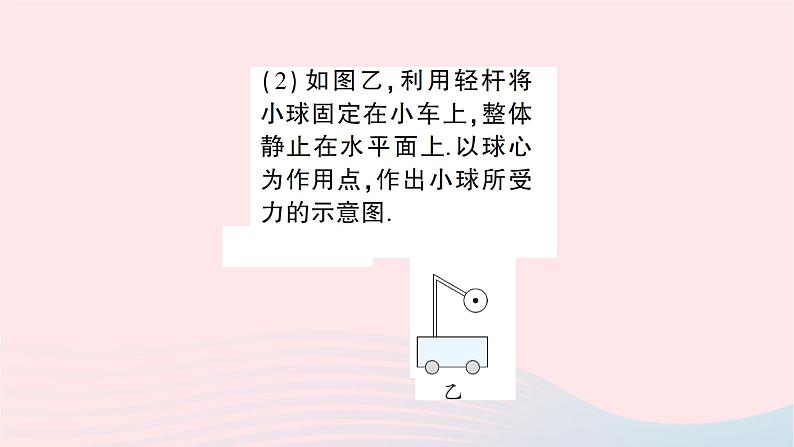 2023八年级物理下册第七章力与运动专题一力学作图作业课件新版沪科版08