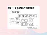 2023八年级物理下册第七章力与运动专题二力与运动的关系作业课件新版沪科版