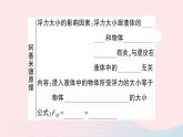 2023八年级物理下册第九章浮力本章知识复习与归纳作业课件新版沪科版