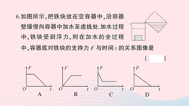 2023八年级物理下册第九章浮力综合训练作业课件新版沪科版08