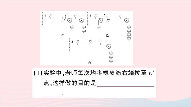 2023八年级物理下册第七章力与运动第二节力的合成作业课件新版沪科版第5页