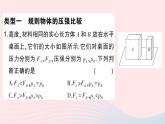2023八年級物理下冊第八章壓強專題三壓強的定性分析作業(yè)課件新版滬科版