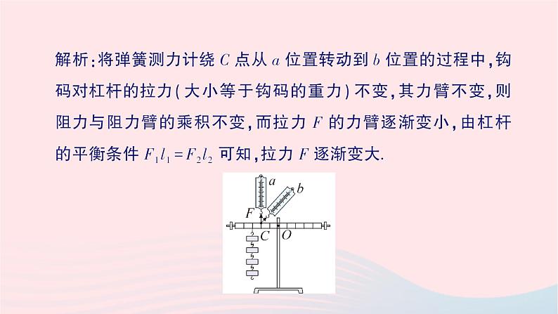 2023八年级物理下册第十章机械与人专题四杠杆动态平衡的分析作业课件新版沪科版第3页