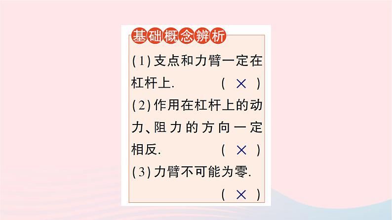 2023八年级物理下册第十章机械与人第一节科学探究杠杆的平衡条件作业课件新版沪科版04