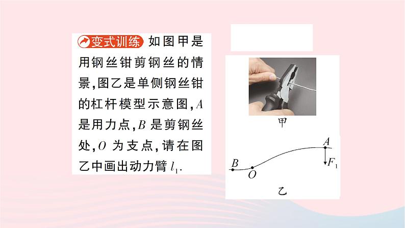 2023八年级物理下册第十章机械与人第一节科学探究杠杆的平衡条件作业课件新版沪科版07