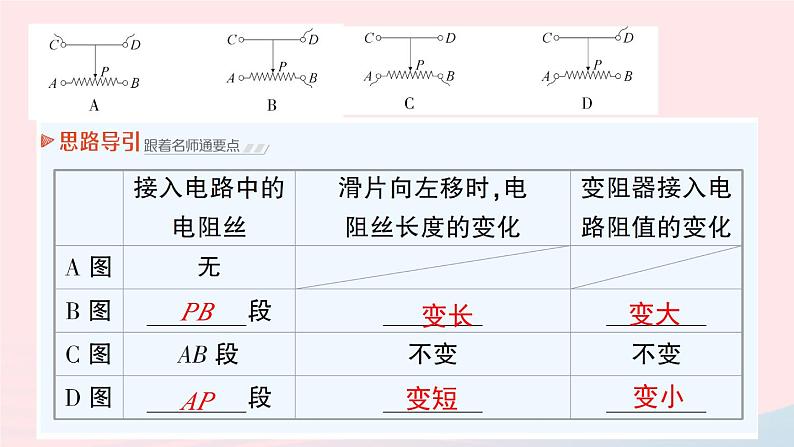 2023九年级物理全册第十一章简单电路第八节变阻器作业课件新版北师大版04