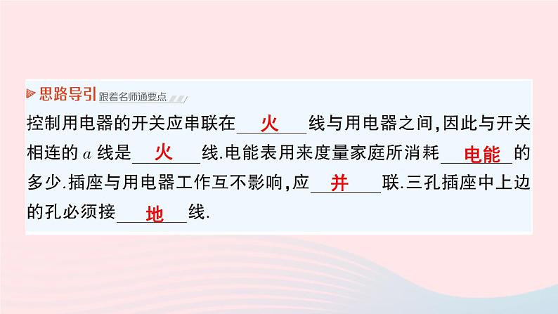 2023九年级物理全册第十三章电功和电功率第五节家庭电路作业课件新版北师大版04