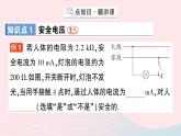 2023九年级物理全册第十三章电功和电功率第六节安全用电作业课件新版北师大版