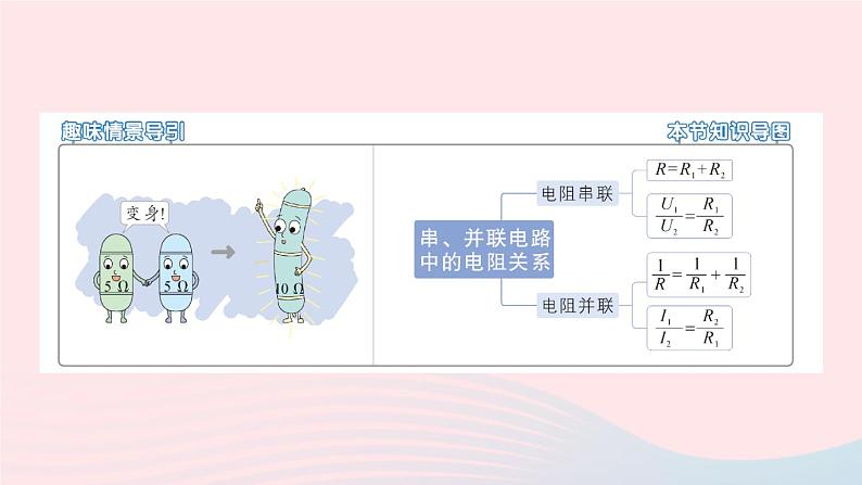 2023九年级物理全册第十二章欧姆定律第三节串并联电路中的电阻关系作业课件新版北师大版02