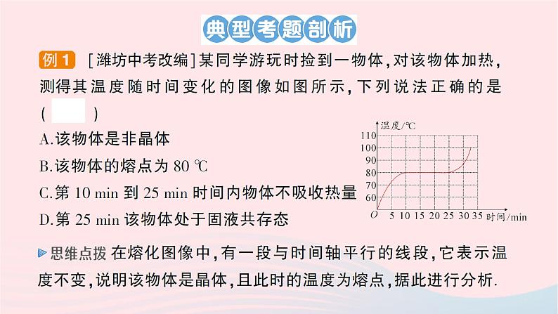 2023九年级物理全册第十二章温度与物态变化专题一物态变化的图像作业课件新版沪科版第2页