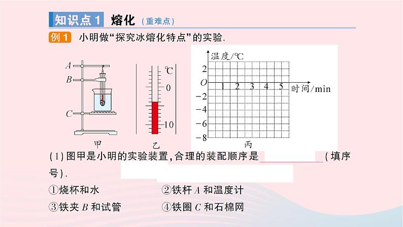 2023九年级物理全册第十二章温度与物态变化第二节熔化与凝固作业课件新版沪科版第2页