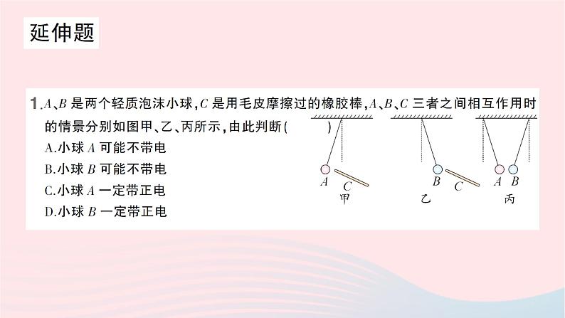 2023九年级物理全册第十四章了解电路教材图片延伸作业课件新版沪科版03