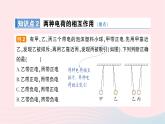 2023九年级物理全册第十四章了解电路第一节电是什么作业课件新版沪科版
